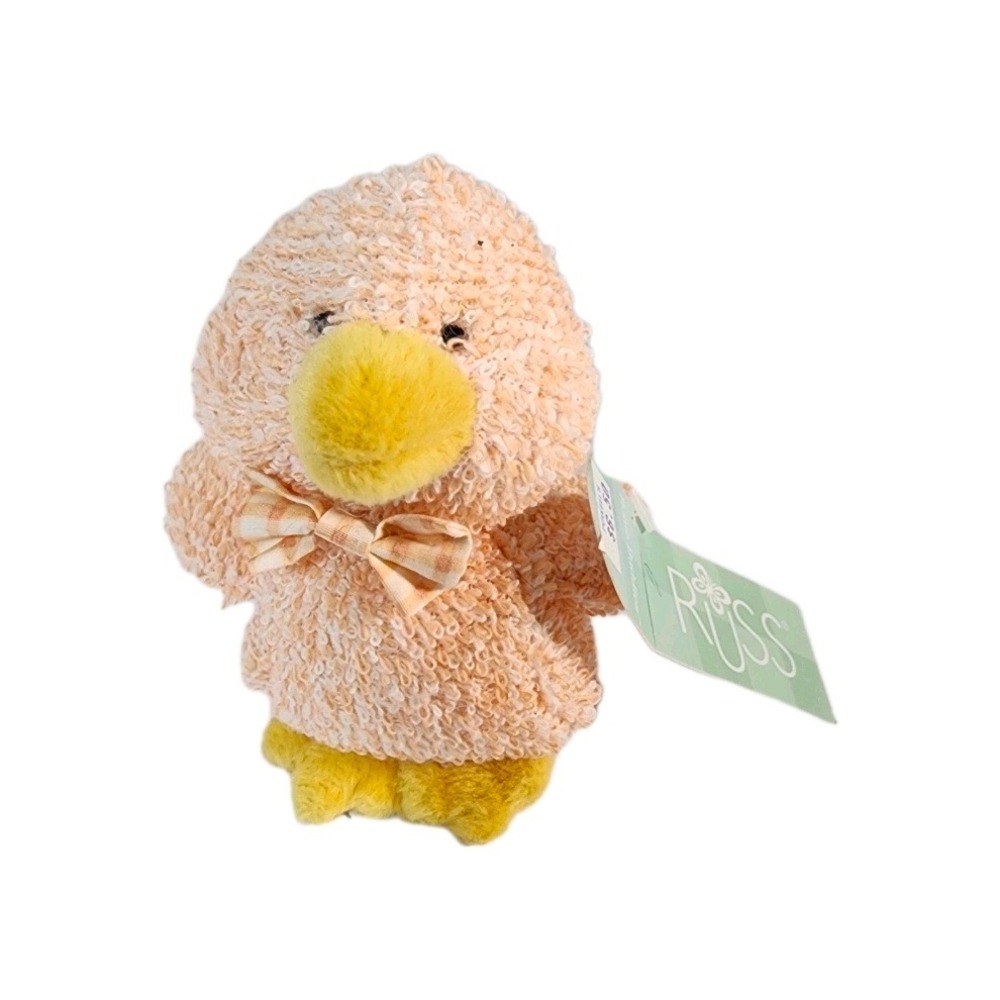 RUSS HOME BUDDIES bird Terry Cloth Chapsy Chick Duck Plush Stuffed Animal‎ Toy
